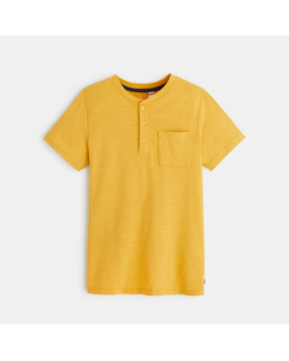 T-shirt tunisien uni jaune garçon