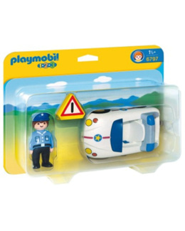 Playmobil 1.2.3 - Policier et voiture