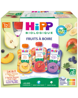 Gourdes fruits 3 saveurs Bio
