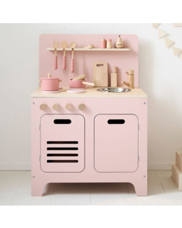 Cuisine en bois enfant Rose