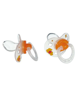 Sucettes Winnie silicone physiologiques (x2)