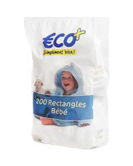 Rectangles de coton bébé