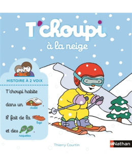 Livre T'choupi à la neige