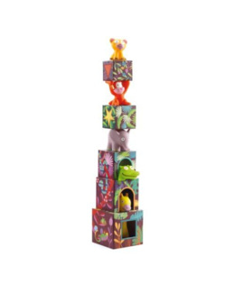 5 cubes et animaux maxi Topanijungle