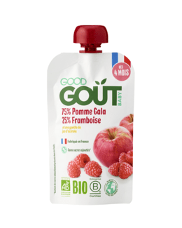 Gourde Pomme Framboise Bio