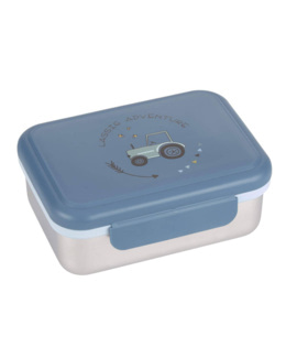Boîte à goûter en inox Tracteur