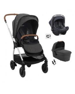 Poussette Triv + Nacelle + Coque Auto Pipa Lite lx  + Base