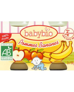 BIO Pommes Bananes dès 4 mois