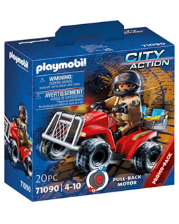 Figurines Pompier et Quad - City Action