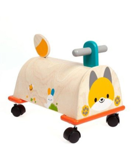 Porteur renard en bois