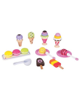 Coffret de jeu Dessert en bois  
