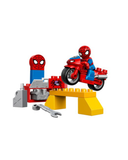 Duplo - L'atelier de la moto-araignée de Spider-Man