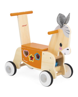 Porteur en bois Âne Ferme