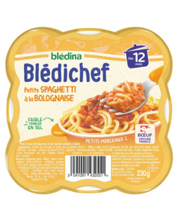 BLEDICHEF Petits spaghetti à la bolognaise