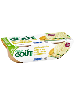 Petit plat Bio Ecrasé de chou-fleur Pomme de terre Colin