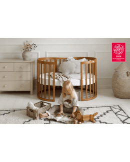 Berceau Évolutif Ovale 7 en 1 avec Matelas