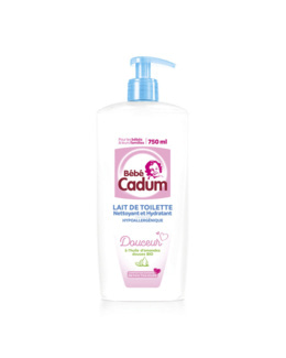 Lait de toilette nettoyant et hydratant