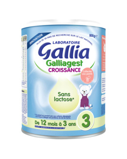 Lait Galliagest Croissance 3 Sans Lactose