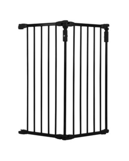 Rallonge 38 cm barrière antifeu noir