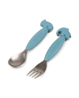 Cuillere et fourchette Easy-grip Dear Friends