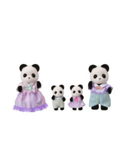 Figurine famille panda