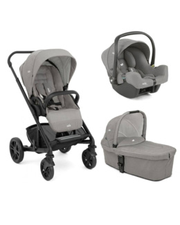 Poussette trio chrome + siège auto i-snug 2 + nacelle chrome 