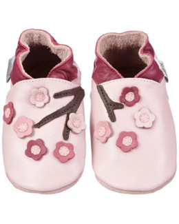 17-28 EU Chaussures de poussette pour les filles et les garçons Animaux Dotty Fish Chaussures cuir souple bébé 