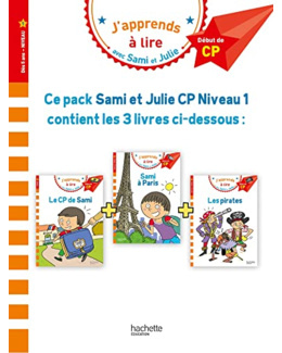 Sami et Julie CP Niveau 1 - Lot de 3 histoires