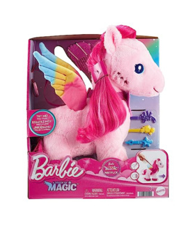 Barbie - A Touch of Magic - Peluche Pégase Marche et Bat des Ailes