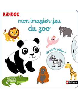 Livre Mon imagier Jeu du zoo - Kididoc