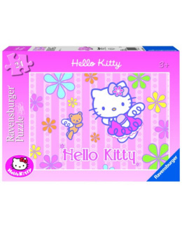 Puzzle - Hello Kitty et Le Petit Ours - 24 pièces