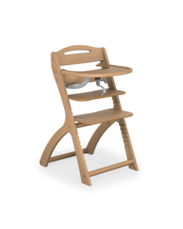 Chaise haute transformable bois vernis