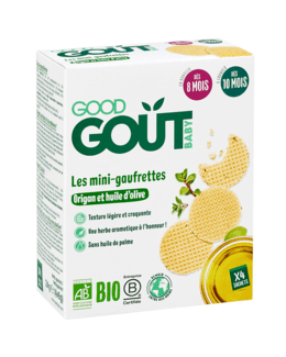 Mini-gaufrettes à l'origan et l'huile d'olive