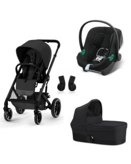 Poussette trio balios s lux + siège auto aton b2 i-size + nacelle cot s