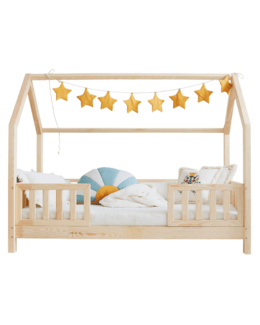 Lit cabane LW bois naturel