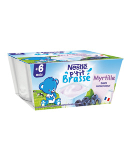P'tit Brassé Myrtille (4x100g)