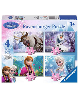 Puzzle - La Reine des Neiges - 4 en 1 - 12 pièces