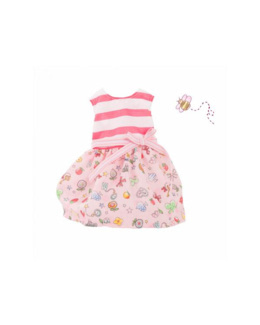 Robe wonderland pour poupées de 45-50cm