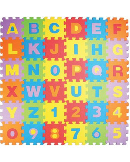 Dalles en mousse - Lettres et numéros