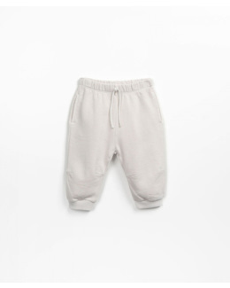 Pantalon jogging blanc cassé Fiber