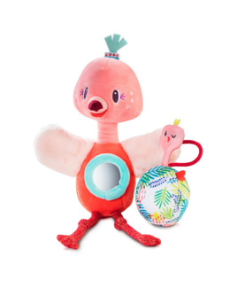 Marionnette à main Anaïs flamant rose