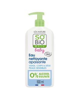 Eau nettoyante apaisante
