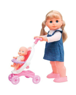 Poupée Anna 40 cm et sa petite sœur 13.5 cm