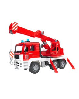 Camion pompiers Man grue mobile