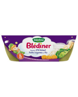 Blédina Blédiner soupe du soir douceur de légumes petites etoiles