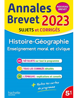 Annales BREVET 2023 - Histoire-géo-EMC