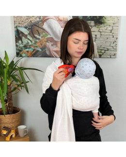 Écharpe de portage sans nœud Ring Sling Gaufré
