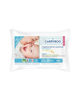 Lingettes dermo-sensitives sans parfum 