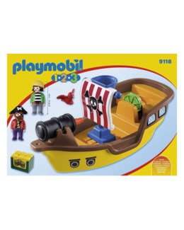 Playmobil 1.2.3 - Bâteau de pirates 