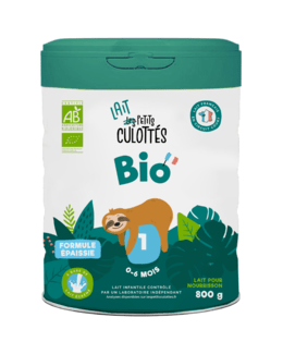 Lait formule épaissie 1er âge bio pour nourrisson de 0 à 6 mois